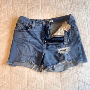 Levi's High Rise Shorts